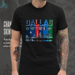 Dallas Sports Skyline Mashup T Shirt