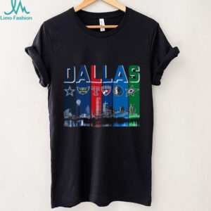 Dallas Sports Skyline Mashup T Shirt