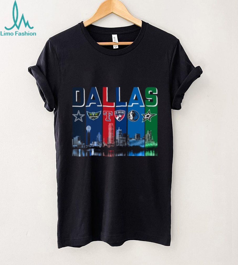 Dallas Sports Skyline Mashup T Shirt Dallas Sports Skyline Mashup T Shirt