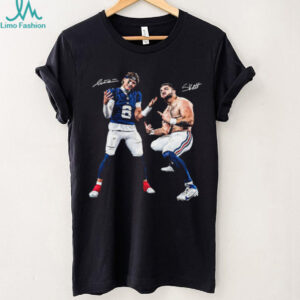 Daniel Jones & Pat McAfee Signature Style T Shirt Daniel Jones & Pat McAfee Signature Style T Shirt