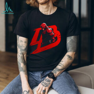 Daredevil Marvel Comics Minimalist “DD” Logo Silhouette T Shirt