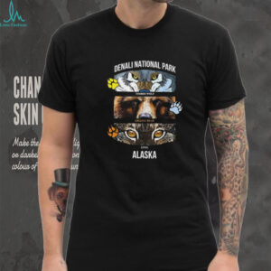 Denali National Park US Alaska Wolf shirt