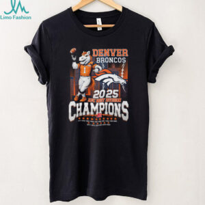 Denver Broncos 2025 AFC West Division Champions T Shirt