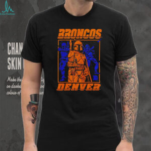 Denver Broncos Boba Fett Star Wars Mashup T Shirt