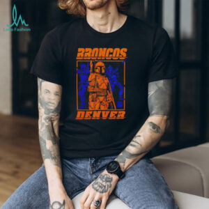 Denver Broncos Boba Fett Star Wars Mashup T Shirt