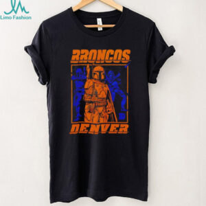 Denver Broncos Boba Fett Star Wars Mashup T Shirt