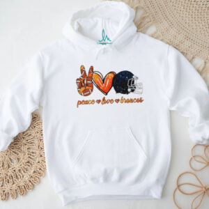 Denver Broncos Football Peace Love Broncos Game Day 2026 shirt