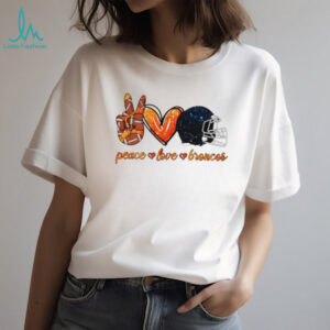 Denver Broncos Football Peace Love Broncos Game Day 2026 shirt