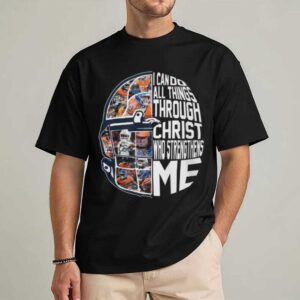 Denver Broncos Helmet Christian Bible Verse Shirt