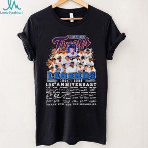 Detroit Tigers 125th Anniversary 1901 2026 Legends Memories T Shirt