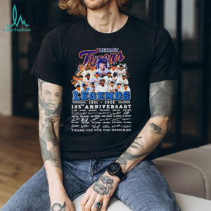Detroit Tigers 125th Anniversary 1901 2026 Legends Memories T Shirt