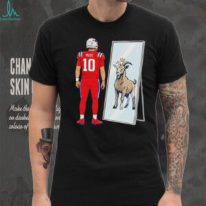 Drake Maye 10 Mirror Goat New England Patriots Football 2026 t shirt