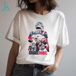 Drake Maye 10 New England Patriots Football graphic vintage shirt Drake Maye 10 New England Patriots Football graphic vintage shirt
