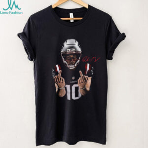 Drake Maye Middle Finger New England Patriots T Shirt Drake Maye Middle Finger New England Patriots T Shirt