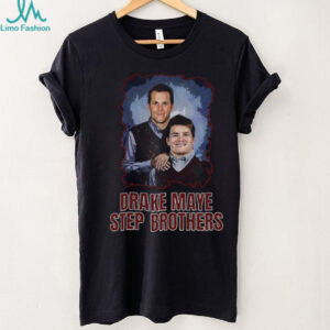 Drake Maye New England Patriots “Step Brothers” Vintage Style NFL T Shirt Drake Maye New England Patriots “Step Brothers” Vintage Style NFL T Shirt