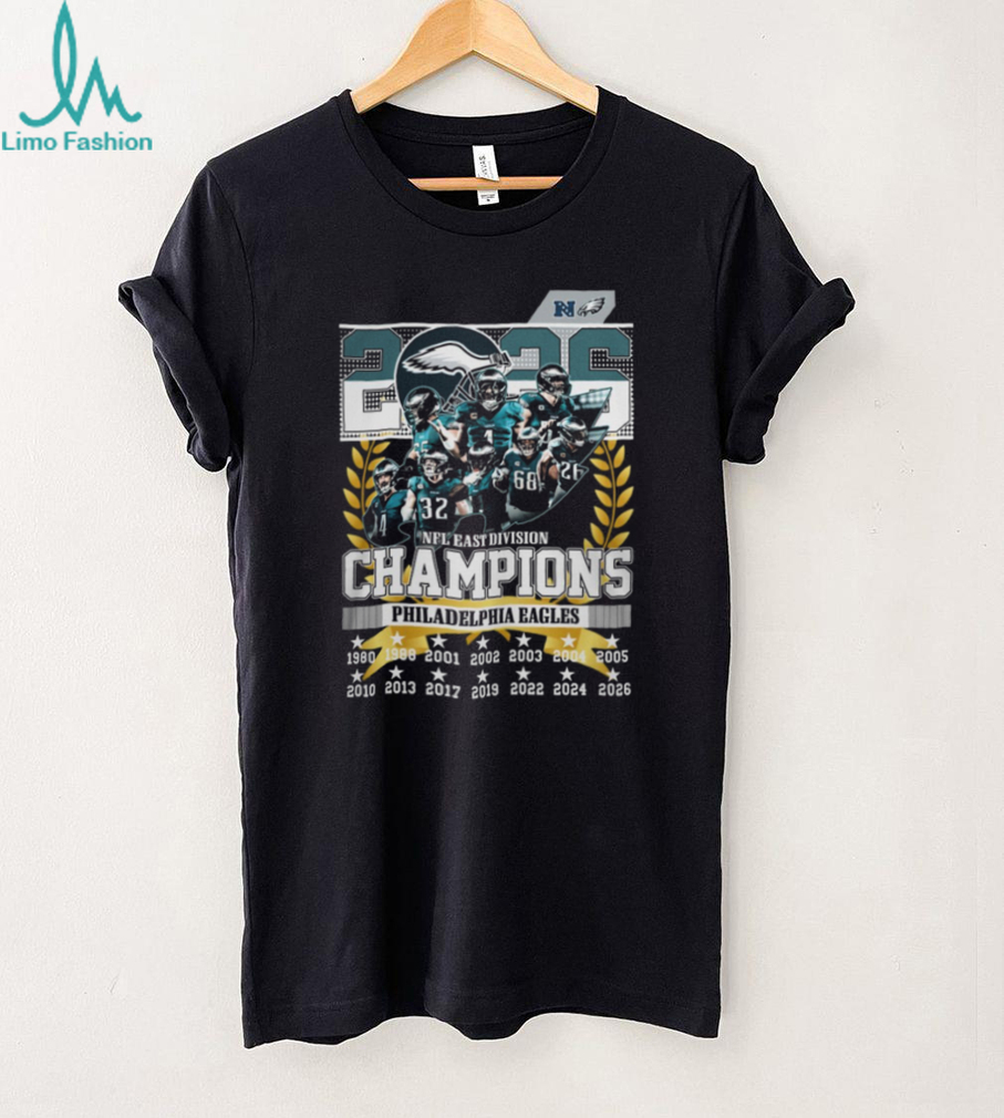 Eagles 2024 & 2026 NFC East Champions Commemorative Tee Eagles 2024 & 2026 NFC East Champions Commemorative Tee