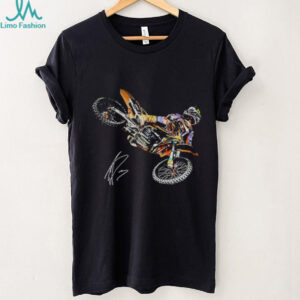 Eli Tomac AMA Supercross Anaheim1 racing signature shirt