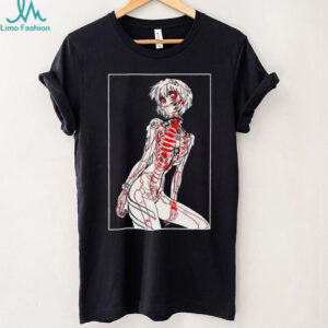 Evangelion Inspired Rei Ayanami X Ray Skeleton Cyberpunk Shirt