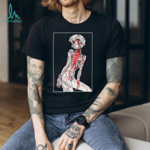 Evangelion Inspired Rei Ayanami X Ray Skeleton Cyberpunk Shirt