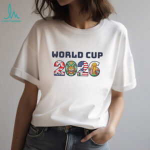 FIFA World Cup 2026 Host Countries Canada Mexico USA Logo Shirt