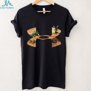 Farm Scene Under Armour Logo T Shirt