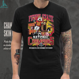 Ferris State Bulldogs Back 2 Back National Champions 2024 2025 T Shirt