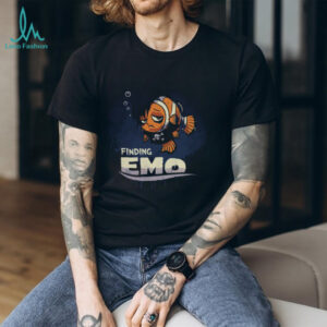 Finding Emo Funny Sad Clownfish Parody Punk Rock Graphic T Shirt