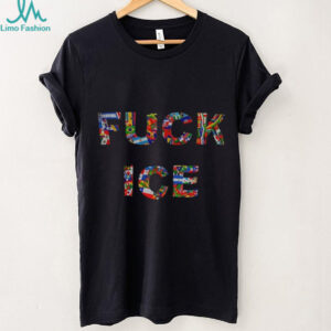 Fuck Ice flag political shirt