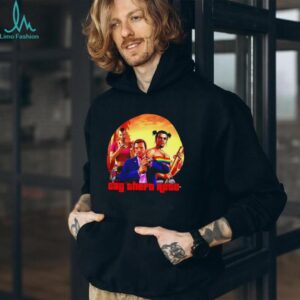 Gay Theft Auto Pride Parody Video Game Graphic T Shirt