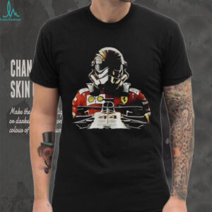 George Lucas wearing Lewis Hamilton Ferrari Stormtrooper Star Wars shirt