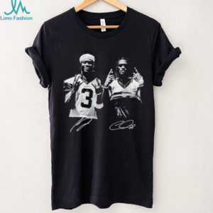 George Pickens and Ceedee Lamb rock and roll hand Dallas Cowboys Football signature vintage shirt