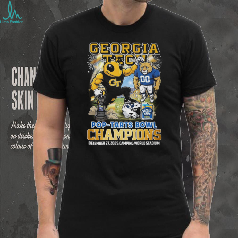 Georgia Tech Yellow Jackets Pop Tarts Bowl Champions 2025 Shirt Georgia Tech Yellow Jackets Pop Tarts Bowl Champions 2025 Shirt