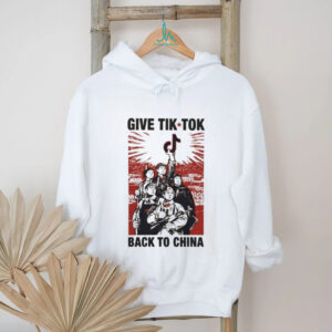 Give Tik Tok Back To China Propaganda Style Graphic T Shirt
