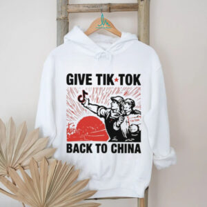 Give Tik Tok Back To China Vintage Socialist Art T Shirt