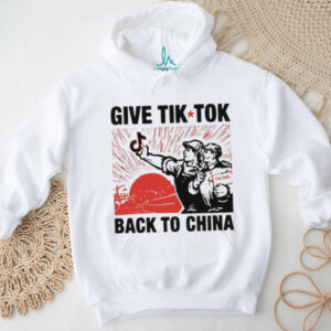 Give Tik Tok Back To China Vintage Socialist Art T Shirt