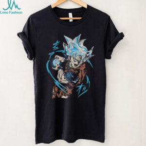 Goku Ultra Instinct Kamehameha Blue Aura Anime T Shirt Goku Ultra Instinct Kamehameha Blue Aura Anime T Shirt