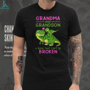 Grandma And Grandson T Rex Dinosaur Bond T Shirt