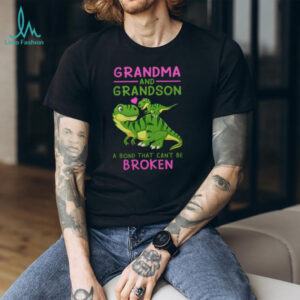 Grandma And Grandson T Rex Dinosaur Bond T Shirt