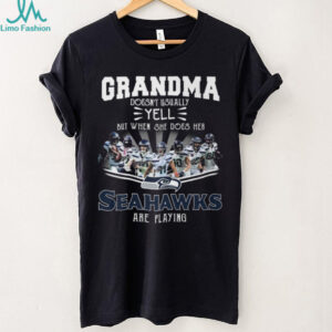 Grandma Doesn't Usually Yell Seattle Seahawks Game Day T Shirt