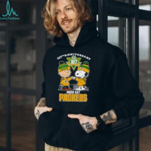 Green Bay Packers 107th Anniversary 1919 2026 Snoopy Peanuts shirt