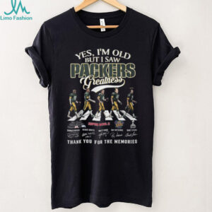 Green Bay Packers Greatness Legends Abbey Road Signature T Shirt