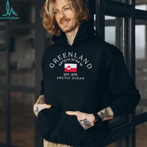 Greenland Arctic Ocean Est 1979 National Flag T Shirt