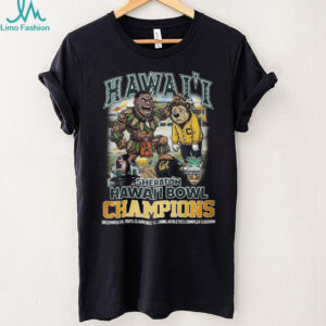 Hawaii Rainbow Warriors vs Cal Golden Bears Sheraton Hawaii Bowl Champions 2025 T Shirt Hawaii Rainbow Warriors vs Cal Golden Bears Sheraton Hawaii Bowl Champions 2025 T Shirt