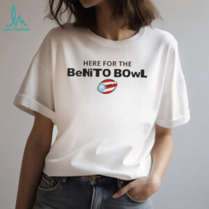 Here for the Benito Bowl Bad Bunny Super Bowl 2026 Embroidered shirt