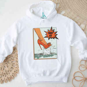 High Heel Crushing Ice Cube Pop Art Comic Style T Shirt