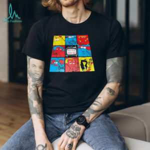 Home Movies Cartoon Character Grid Nostalgia T Shirt