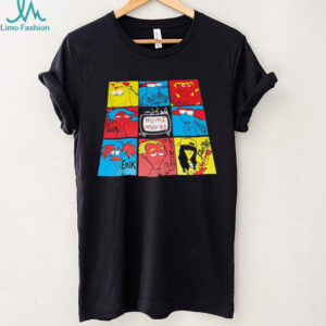 Home Movies Cartoon Character Grid Nostalgia T Shirt