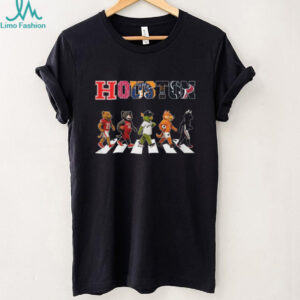 Houston Sports Mascots Abbey Road Crosswalk Astros Texans Rockets Dynamo T Shirt
