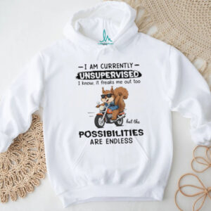 I Am Currently Unsupervised Squirrel Shirt