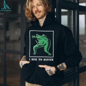“I Beg To Differ” Knife Wielding Frog Meme Streetwear Graphic Tee